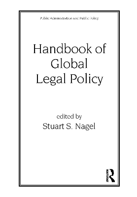 Handbook of Global Legal Policy book