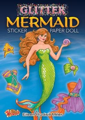 Glitter Mermaid Sticker Paper Doll book