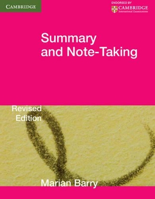 Summary and Note-Taking book