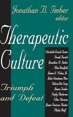 Therapeutic Culture by Jonathan B. Imber