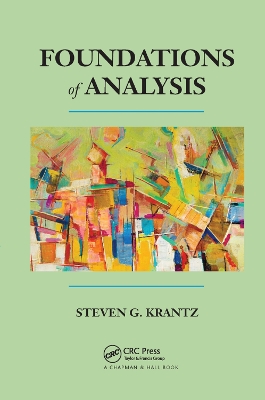 Foundations of Analysis book