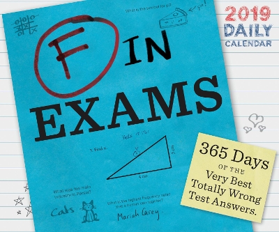 2019 Daily Calendar: F in Exams book