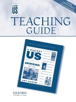 Recontructing America Middle/High School Teaching Guide, a History of Us book