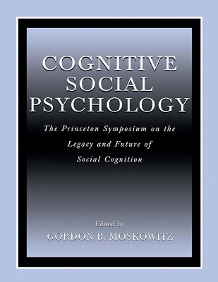Cognitive Social Psychology book