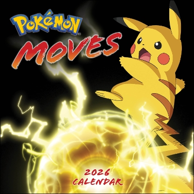 Pokémon Moves 2026 Wall Calendar book