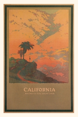 Vintage Journal Travel Poster for California book