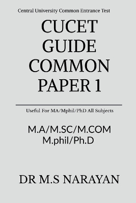 Cucet Guide Common Paper 1 book