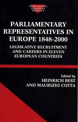 Parliamentary Representatives in Europe 1848-2000 book