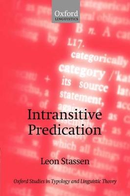 Intransitive Predication by Leon Stassen