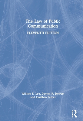 The Law of Public Communication book