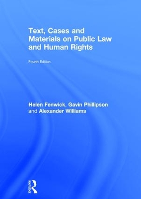Text, Cases and Materials on Public Law and Human Rights book