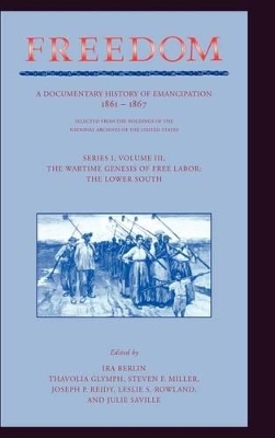 Freedom: Volume 3, Series 1: The Wartime Genesis of Free Labour: The Lower South by Ira Berlin