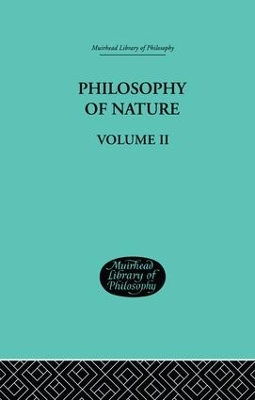 Hegel's Philosophy of Nature book