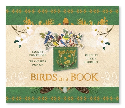 Birds in a Book (A Bouquet in a Book): Jacket Comes Off. Branches Pop Up. Display Like a Bouquet! book