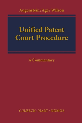 Unified Patent Court Procedure book