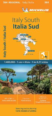 Italy South - Michelin Regional Map 564: Map book