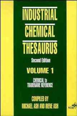 Industrial Chemical Thesaurus, 2 Volume Set book
