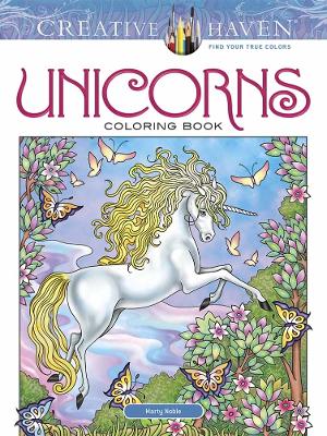 Creative Haven Unicorns Coloring Book book