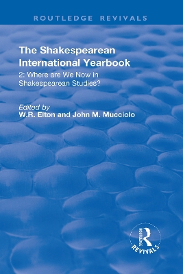 Shakespearean International Yearbook: Where are We Now in Shakespearean Studies? book