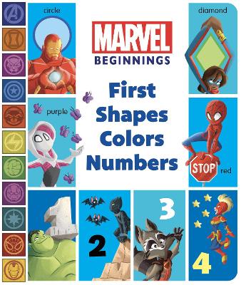 Marvel Beginnings: First Shapes, Colors, Numbers book