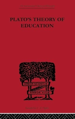 Plato's Theory of Education by R C Lodge
