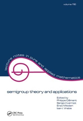 semigroup theory and applications by Clement