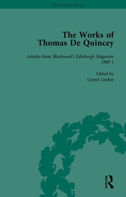 The Works of Thomas De Quincey, Part II vol 12 book