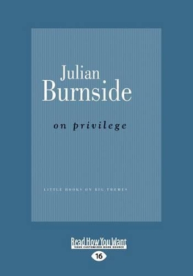 On Privilege book