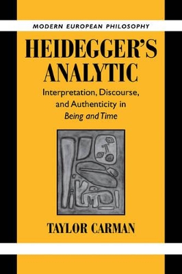 Heidegger's Analytic book