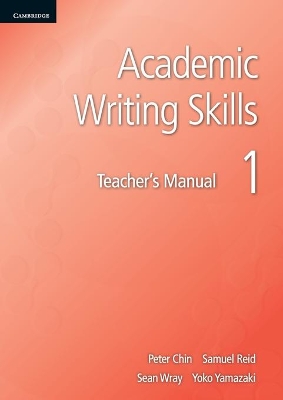 Academic Writing Skills 1 Teacher's Manual book