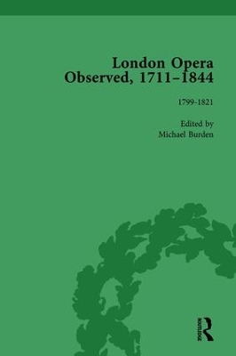 London Opera Observed 1711–1844, Volume IV: 1799-1821 book