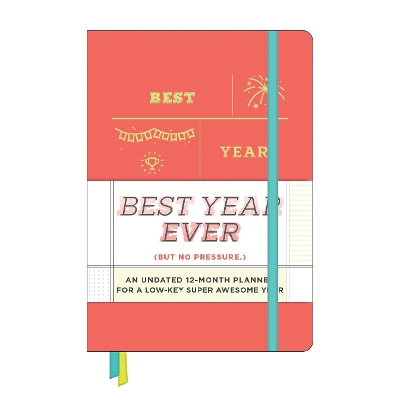 Knock Knock Best Year Ever Large Hardcover Planner book