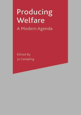 Producing Welfare by Jo Campling