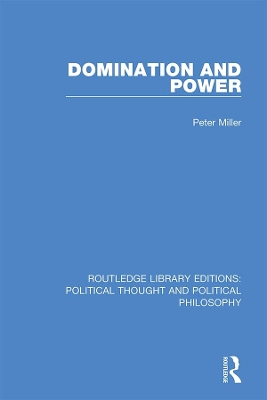 Domination and Power by Peter Miller