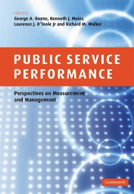 Public Service Performance by George A. Boyne