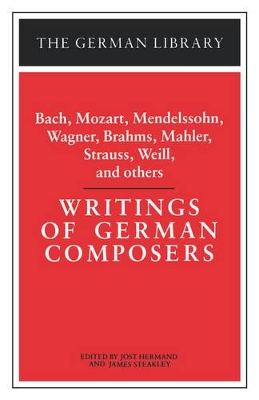 Writings of German Composers book