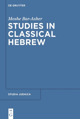 Studies in Classical Hebrew book