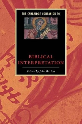 Cambridge Companion to Biblical Interpretation book