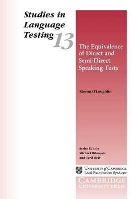 Equivalence of Direct and Semi-Direct Speaking Tests book