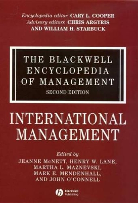 Blackwell Encyclopedia of Management book