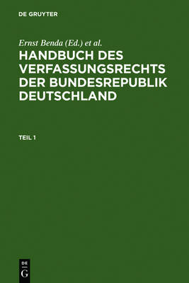 Handbuch Des Verfassungsrechts Der Bundesrepublik Deutschland: Studienausgabe book