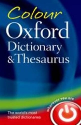 Colour Oxford Dictionary & Thesaurus book