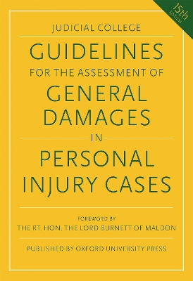 Guidelines for the Assessment of General Damages in Personal Injury Cases book