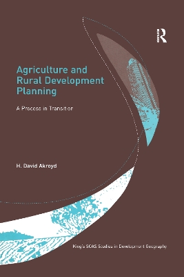 Agriculture and Rural Development Planning book