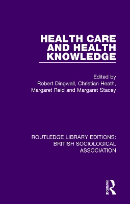 Health Care and Health Knowledge book