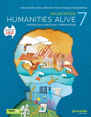 Jacaranda Humanities Alive 7 Australian Curriculum 3e learnON and Print book