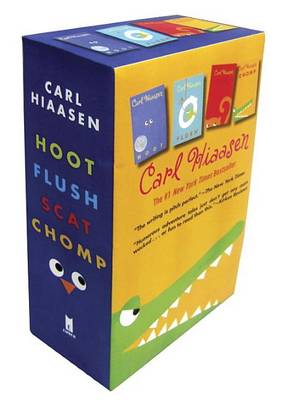 Hiaasen 4-Book Trade Paperback Box Set (Chomp, Flush, Hoot, Scat) by Carl Hiaasen