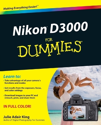 Nikon D3000 For Dummies book