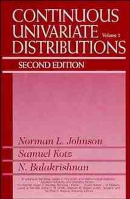 Continuous Univariate Distributions, Volume 2 book