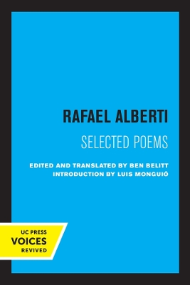 Rafael Alberti: Selected Poems book